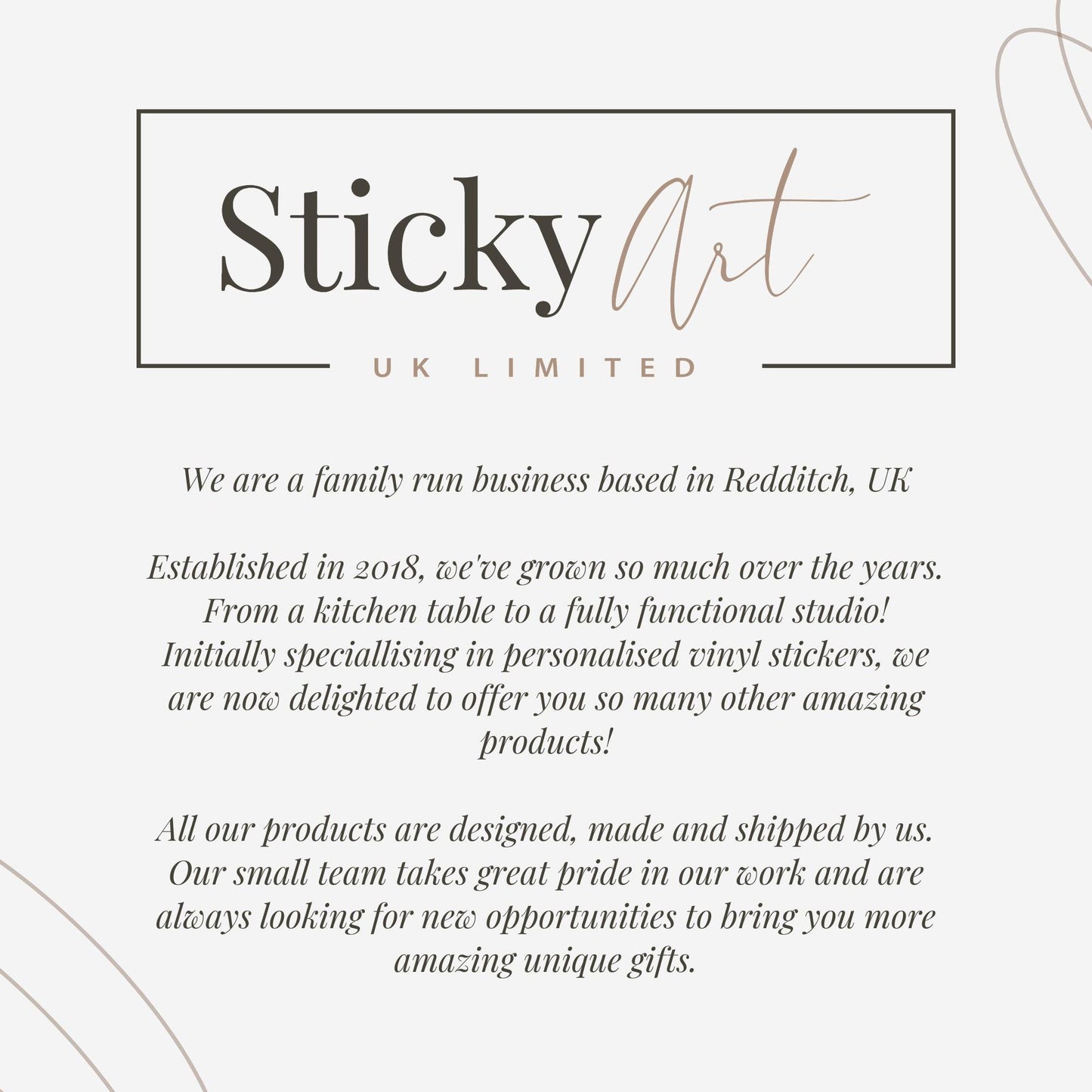 Personalised Name Sticker: Script Font Custom Word Vinyl Decal Label, Custom Sticker For Water Bottles, Glasses, Organisation, Gifts & More