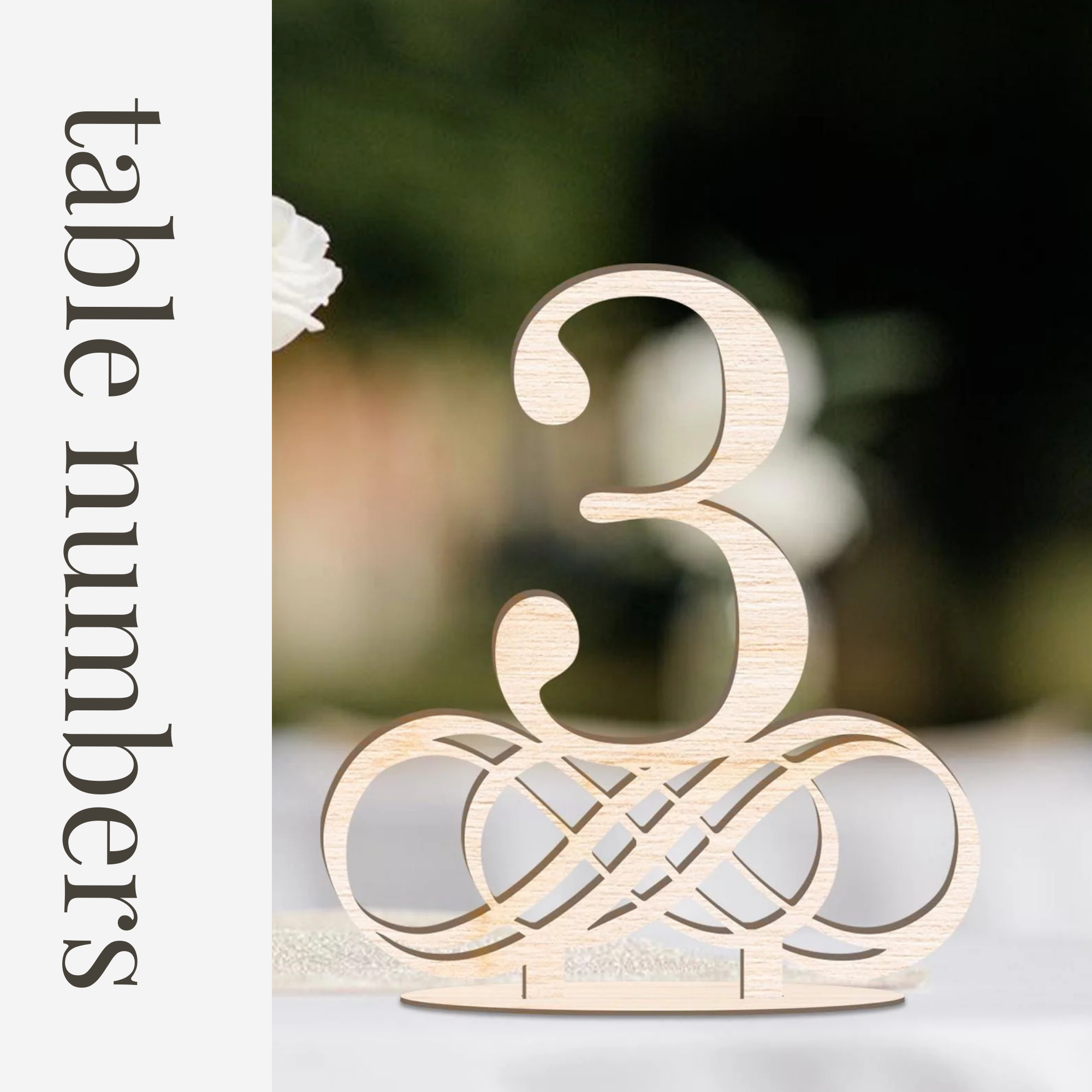 Table Numbers – Sticky Art UK