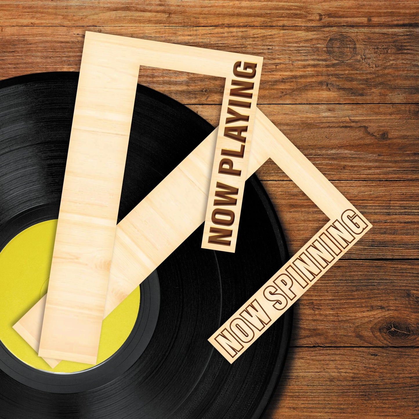 Now Playing Divider For Vinyl Records - Now Spinning Place Holder Label, Retro Aesthetic, Turntable LP Storage, Record Player Accessory