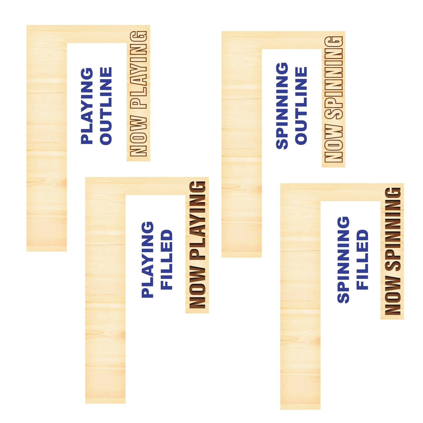 Now Playing Divider For Vinyl Records - Now Spinning Place Holder Label, Retro Aesthetic, Turntable LP Storage, Record Player Accessory