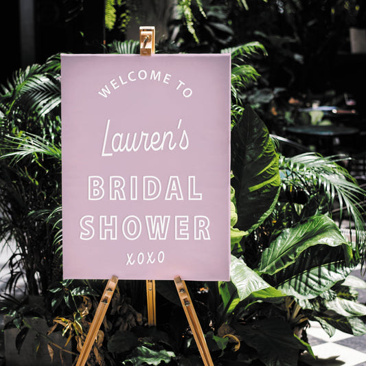 Personalised Bridal Shower Sticker For DIY Mirror or Sign - Guest Photos & Selfies - Custom Welcome Bridal Shower Vinyl Decal Sticker Sign