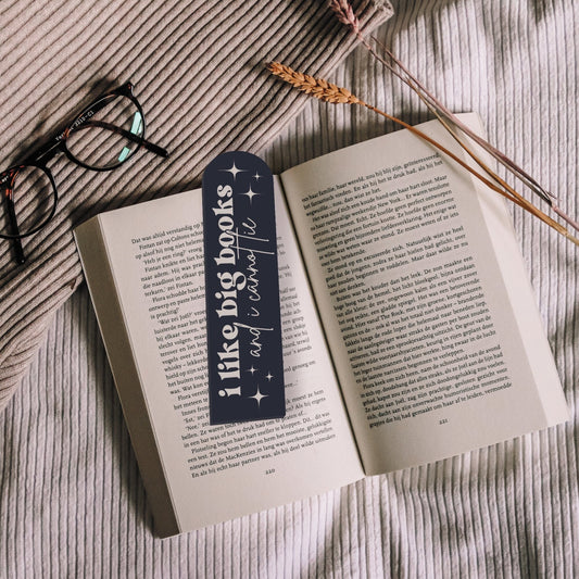 I Like Big Books and I Cannot Lie - Acrylic Bookmark - Funny Bookmark, Book Lover Gift, Cheeky Book Accessory, Small Gift, Reading Present