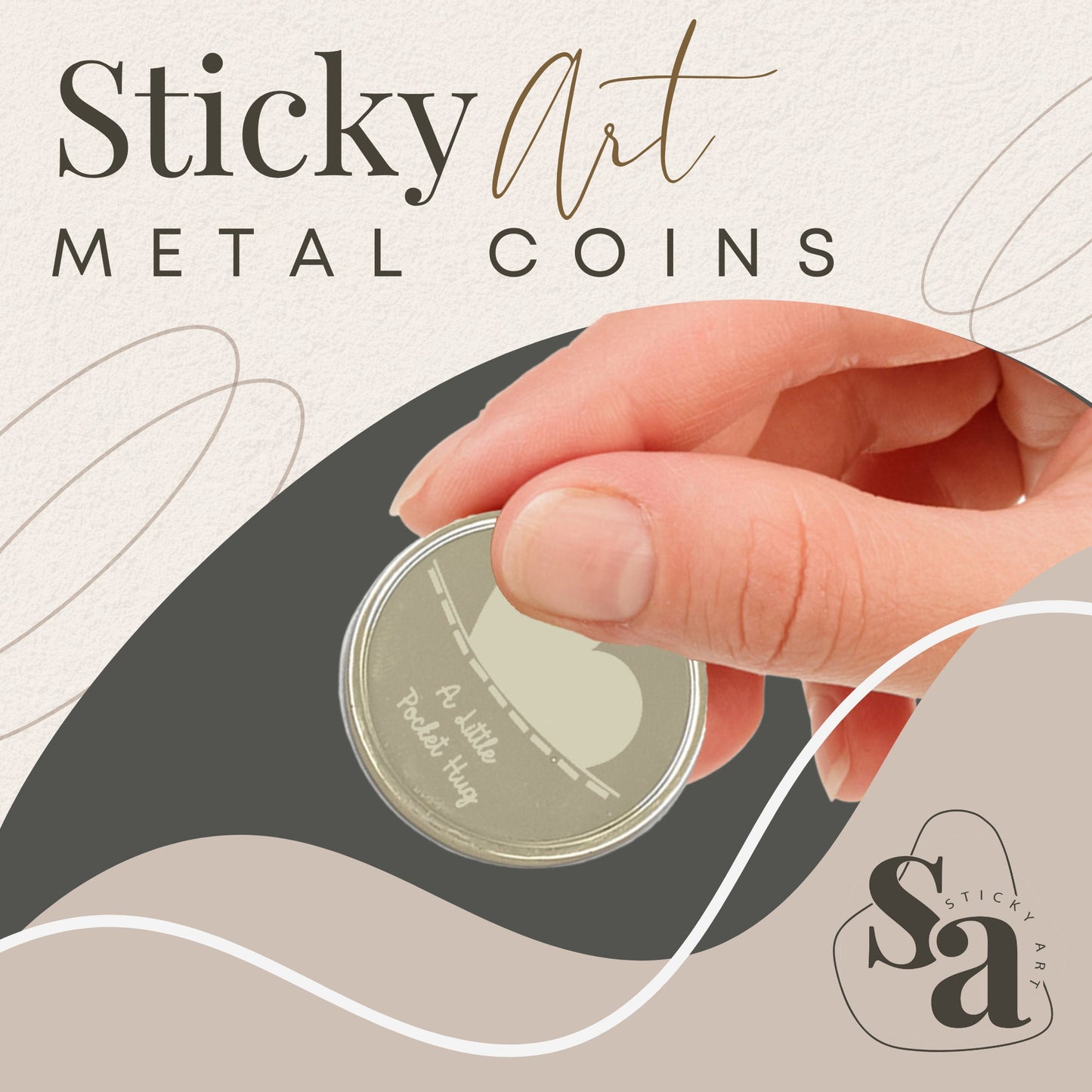 Smoke Free Milestone Coin  Personalised Quit Smoking Token 02 | Custom Engraved Recovery Gift | Sleek Design Pocket Keepsake (14 Colours)