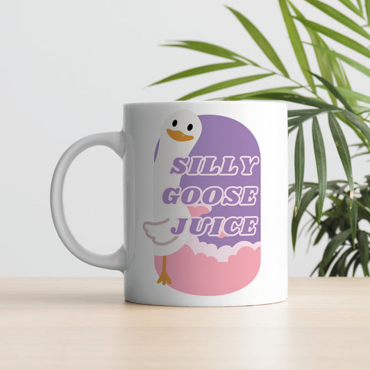 Silly Goose Juice Mug: Silly Goose Era, Joke Mug Gift For Her, Mug For Friend, Silly Funny Gifts, Unique Gift Idea, Playful Coffee Cup