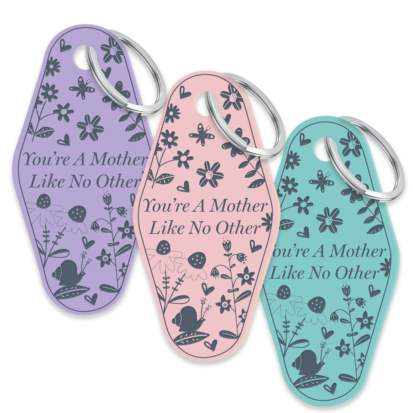 You're A Mother Like No Other Floral Keyring, Gift For Mum, Mum Keyring, Birthday, Mother's Day, Special Gift, Small Gift, Cute Gift,