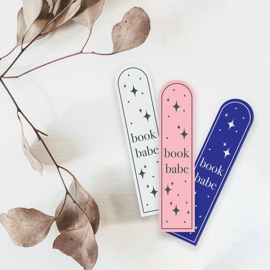Book Babe Star, Minimalist Bookmark, Acrylic Bookmark, Gift For Book Lover, Gift For Friend, Small Gift Idea, Star Design