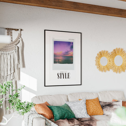 Out Of Style - Polaroid Poster: Cute Song-Inspired Gloss Print, Quote Poster, Home Decor,  Unique Gift Idea For Music Lover