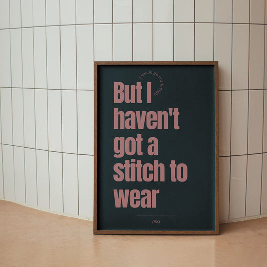 Charming Man - Blue & Pink Poster: Song-Inspired Print, Iconic Quote Wall Art, 80s Music Home Decor, Retro Print, Manchester Band Lover