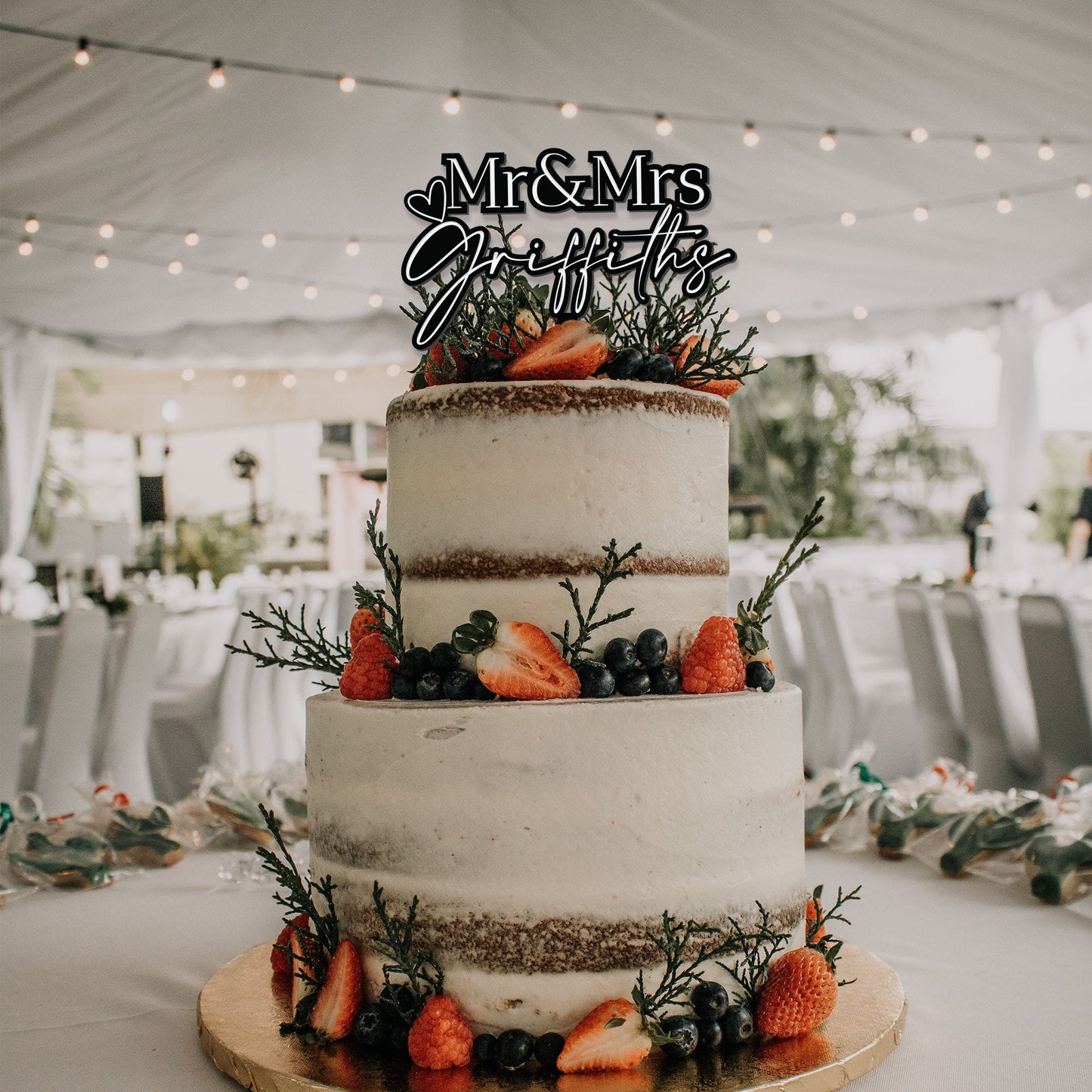 Mr & Mrs Custom Wedding Cake Topper, Heat Shape Design, Personalised Cake Topper, Wedding Decor, Wedding Cake Accessories, Custom Wedding