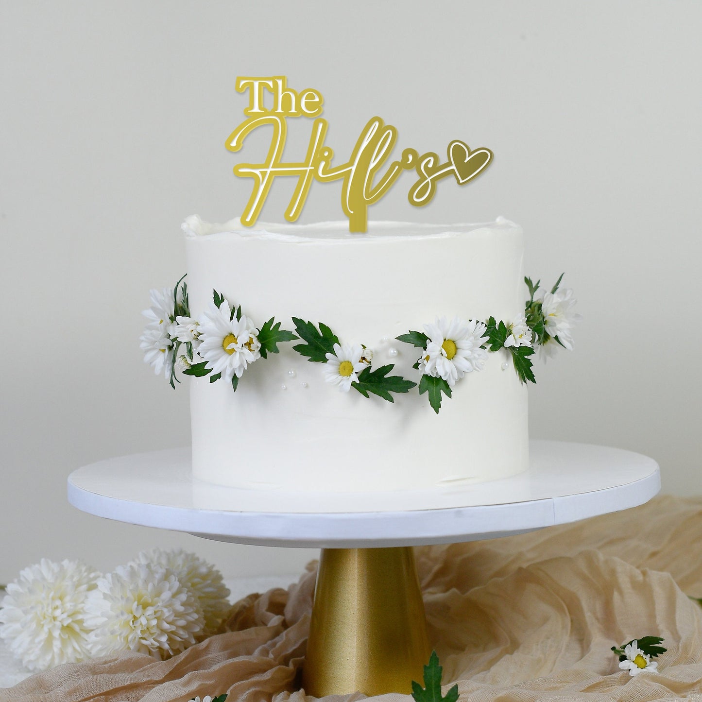 Personalised Wedding Cake Cake Topper, Surname Wedding Topper, Wedding Decor, Acrylic Wedding Accessories, Surname Cake Topper