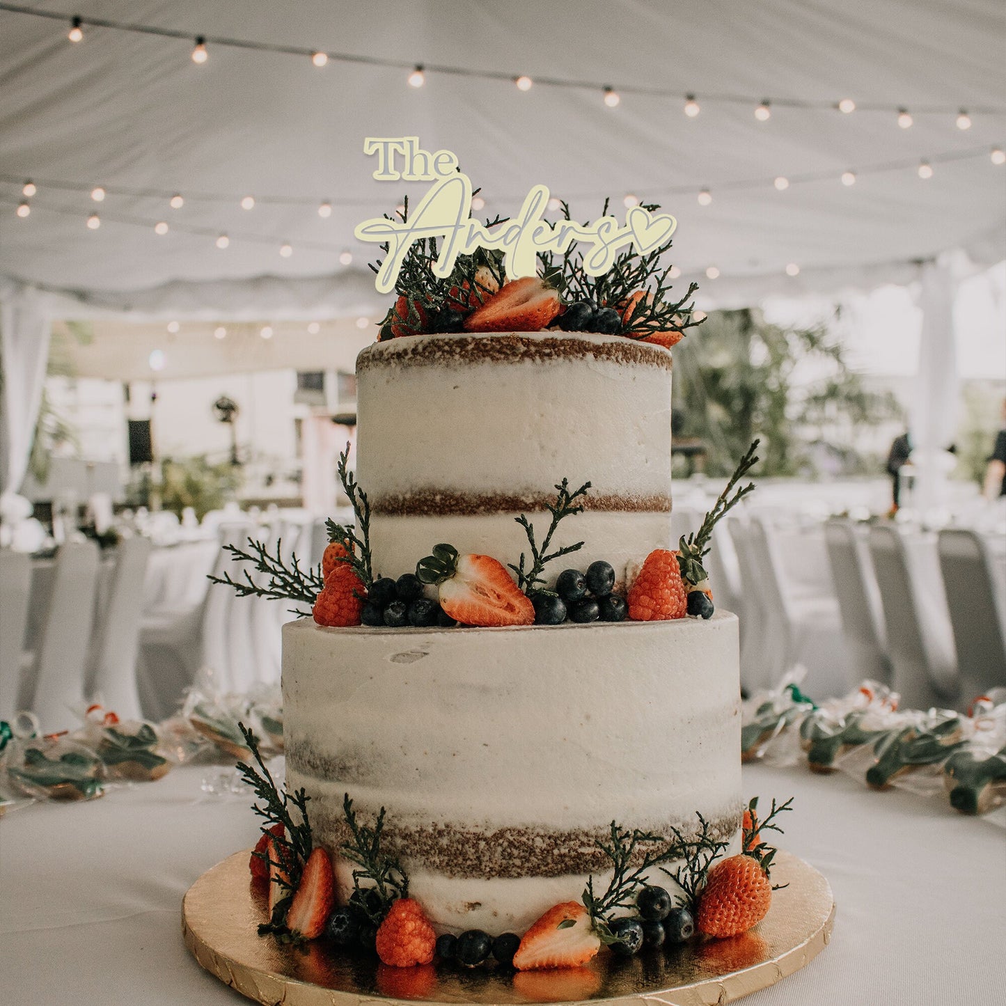 Personalised Wedding Cake Cake Topper, Surname Wedding Topper, Wedding Decor, Acrylic Wedding Accessories, Surname Cake Topper