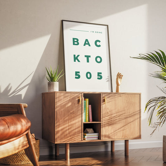 Back To 505 - Block Green Poster: Arctic Monkeys Song-Inspired Gloss Print, Quote Poster, Home Decor, Iconic Lyric Print, Music Lover