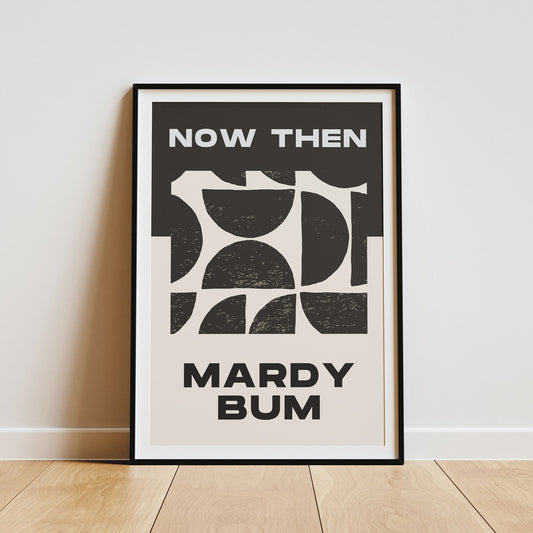 Mardy Bum - Modern Art Poster: Arctic Monkeys Song-Inspired Gloss Print, Quote Poster, Home Decor, Iconic Lyric Print, Music Lover