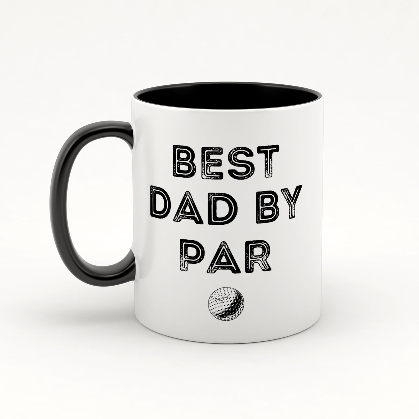 Best Dad By Par - Distressed Golf Mug: Perfect Golf Gift For Father's Day, Birthday or Christmas, Golf Lover, Best Dad Golf Mug Gift