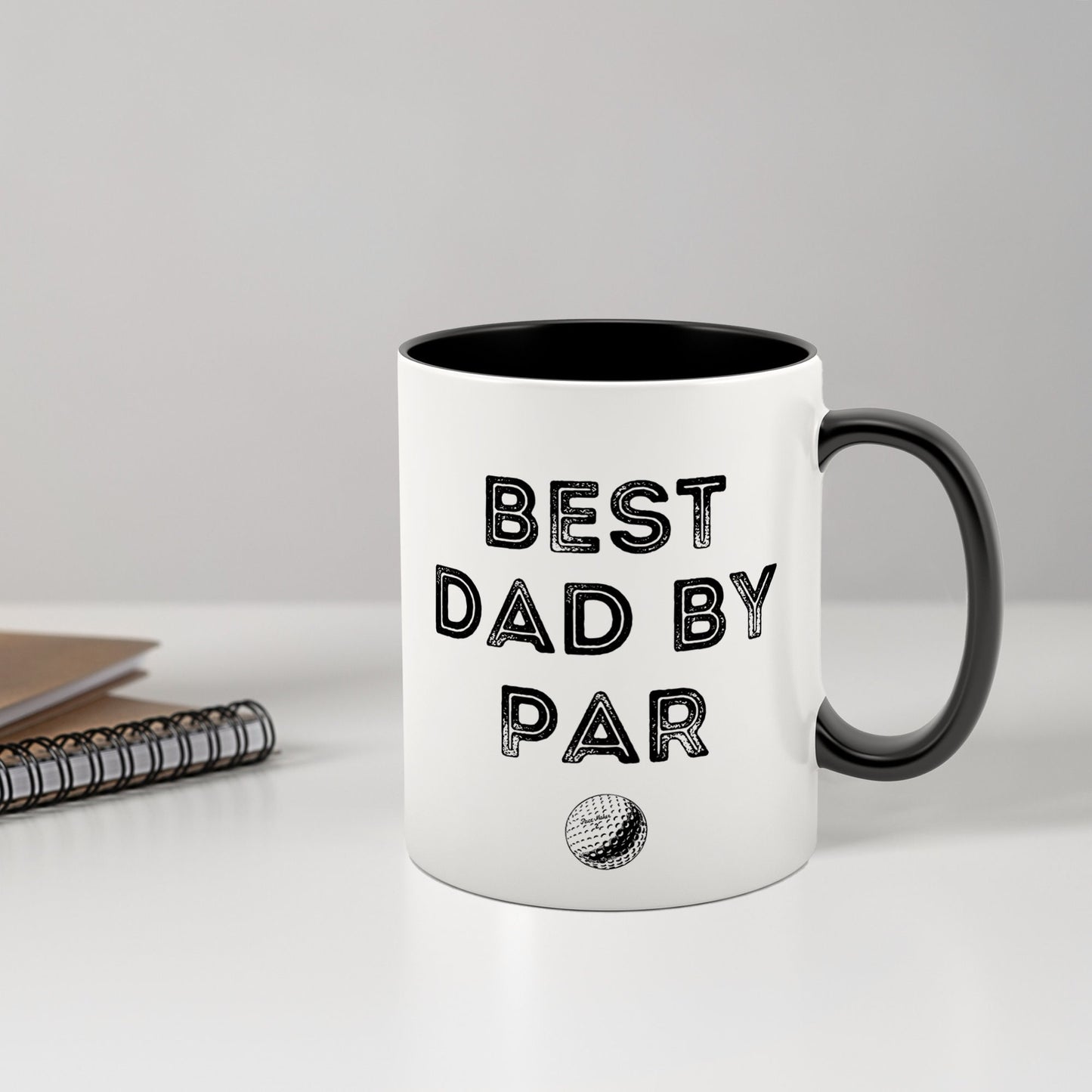 Best Dad By Par - Distressed Golf Mug: Perfect Golf Gift For Father's Day, Birthday or Christmas, Golf Lover, Best Dad Golf Mug Gift