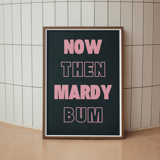 Mardy Bum - Bold & Hollow Poster: Arctic Monkeys Song-Inspired Gloss Print, Quote Poster, Home Decor, Iconic Lyric Print, Music Lover