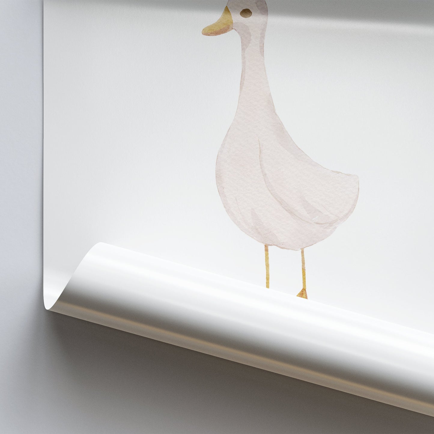 Silly Goose Wall Art, Standing Goose Design, Bedroom Poster, Funny Home Decor, Trendy Wall Art, Modern Design, Silly Animal Prints