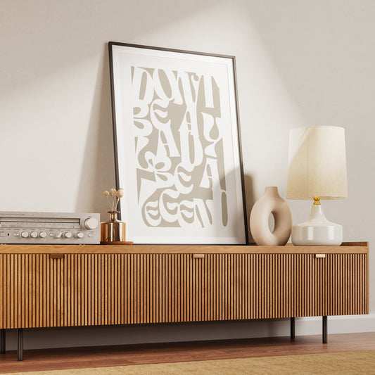 Be A Legend - Jumbled Poster: Inspirational Stevie Nicks Quote Print, Motivational Wall Art, Feminist Poster, Fleetwood Mac Home Decor