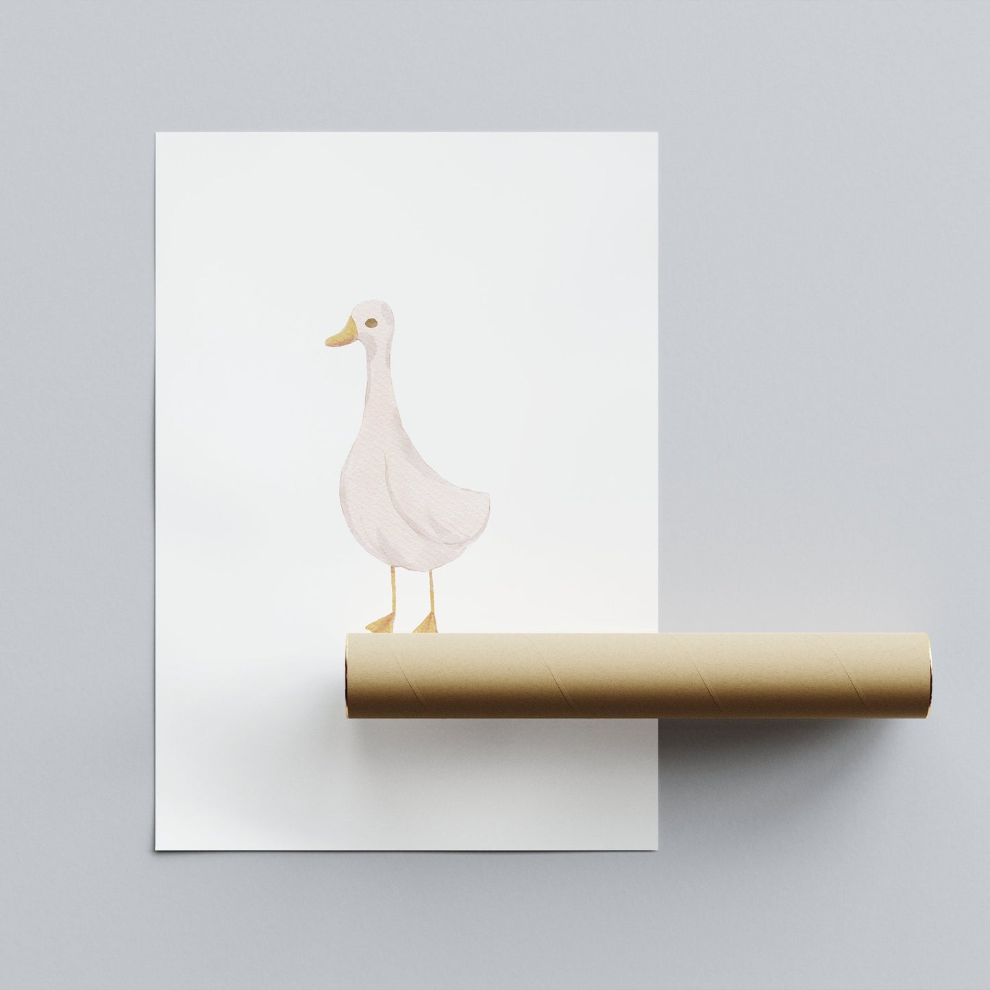 Silly Goose Wall Art, Standing Goose Design, Bedroom Poster, Funny Home Decor, Trendy Wall Art, Modern Design, Silly Animal Prints