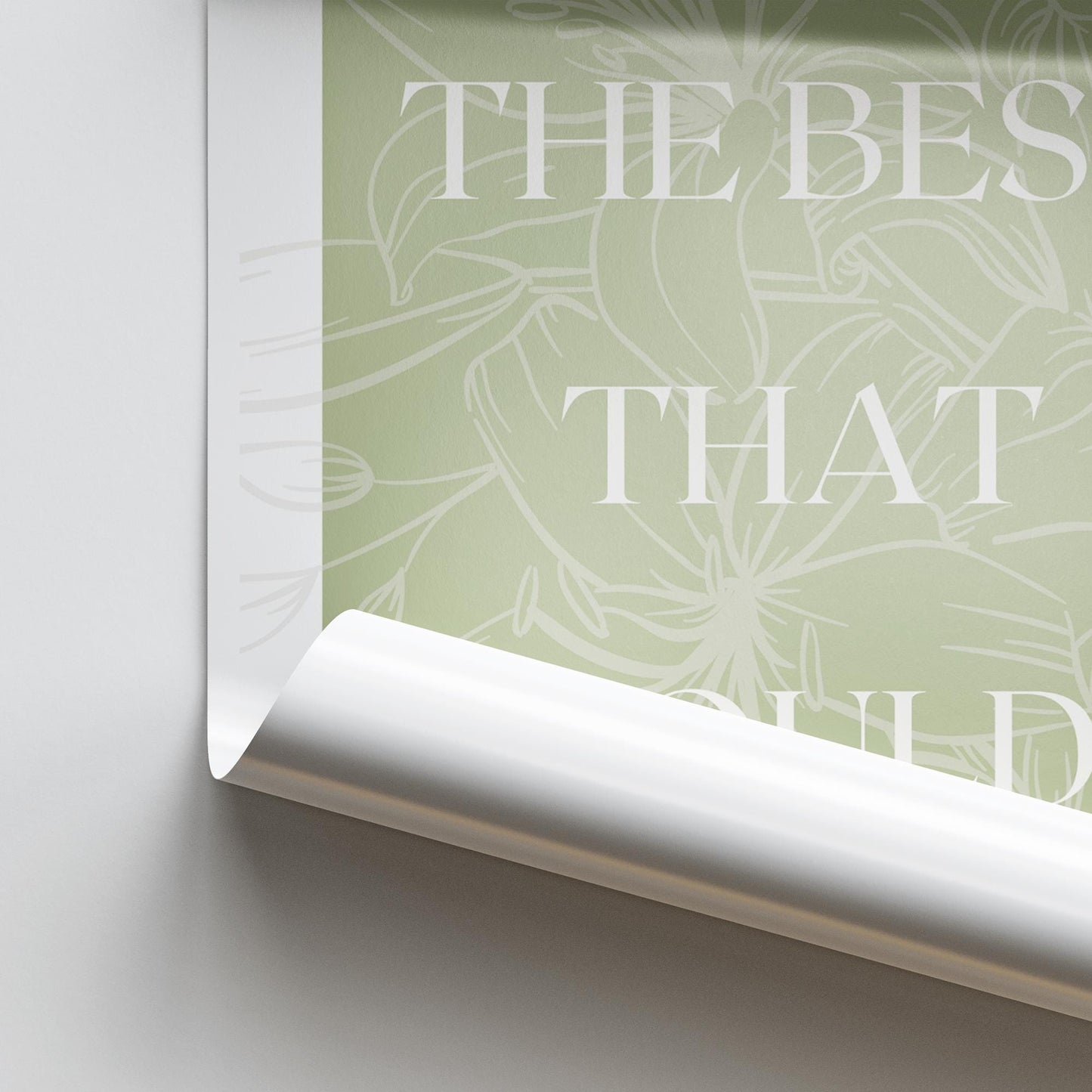 What's The Best That Could Happen - 02 Poster: Inspirational Quote, Motivational Wall Art, Typography Print, Unique Home Decor, Cool Print