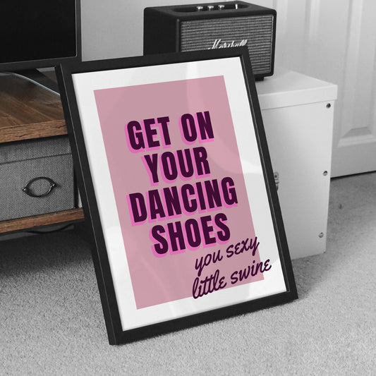 Sexy Little Swine - Bold Text Poster: Arctic Monkeys Song-Inspired Gloss Print, Quote Poster, Home Decor, Iconic Lyric Print, Music Lover