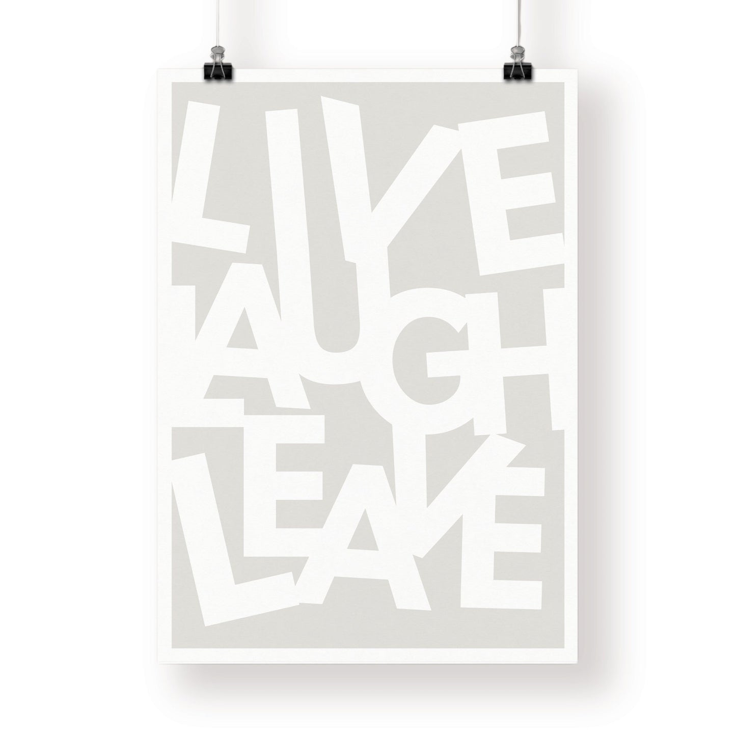 Live Laugh Leave - Jumbled Poster: Home Print, Unique Home Decor, Modern Wall Art, Wall Art, Quote Print, Funny Home Sign Prints