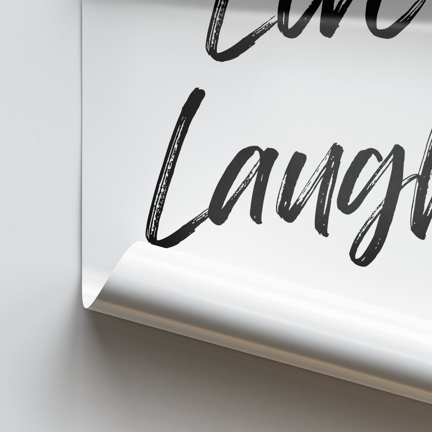 Live Laugh Leave - Dry Marker Poster: Home Print, Unique Home Decor, Modern Wall Art, Wall Art, Quote Print, Funny Home Sign Prints