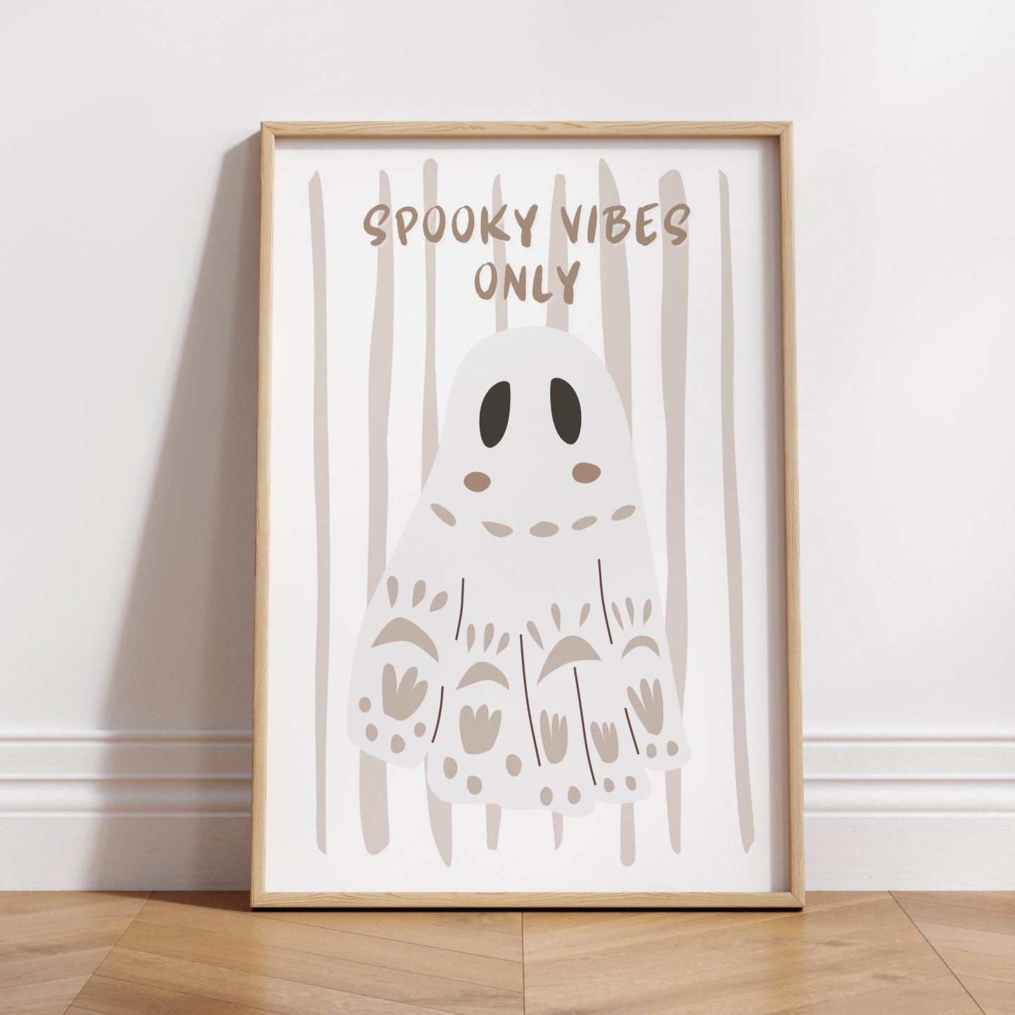 Spooky Vibes Only - 07 Poster: Seasonal Decor, Fall Wall Art, Spooky Vibes Print, Halloween Poster, Code Orange, Autumnal Home Decor Gift