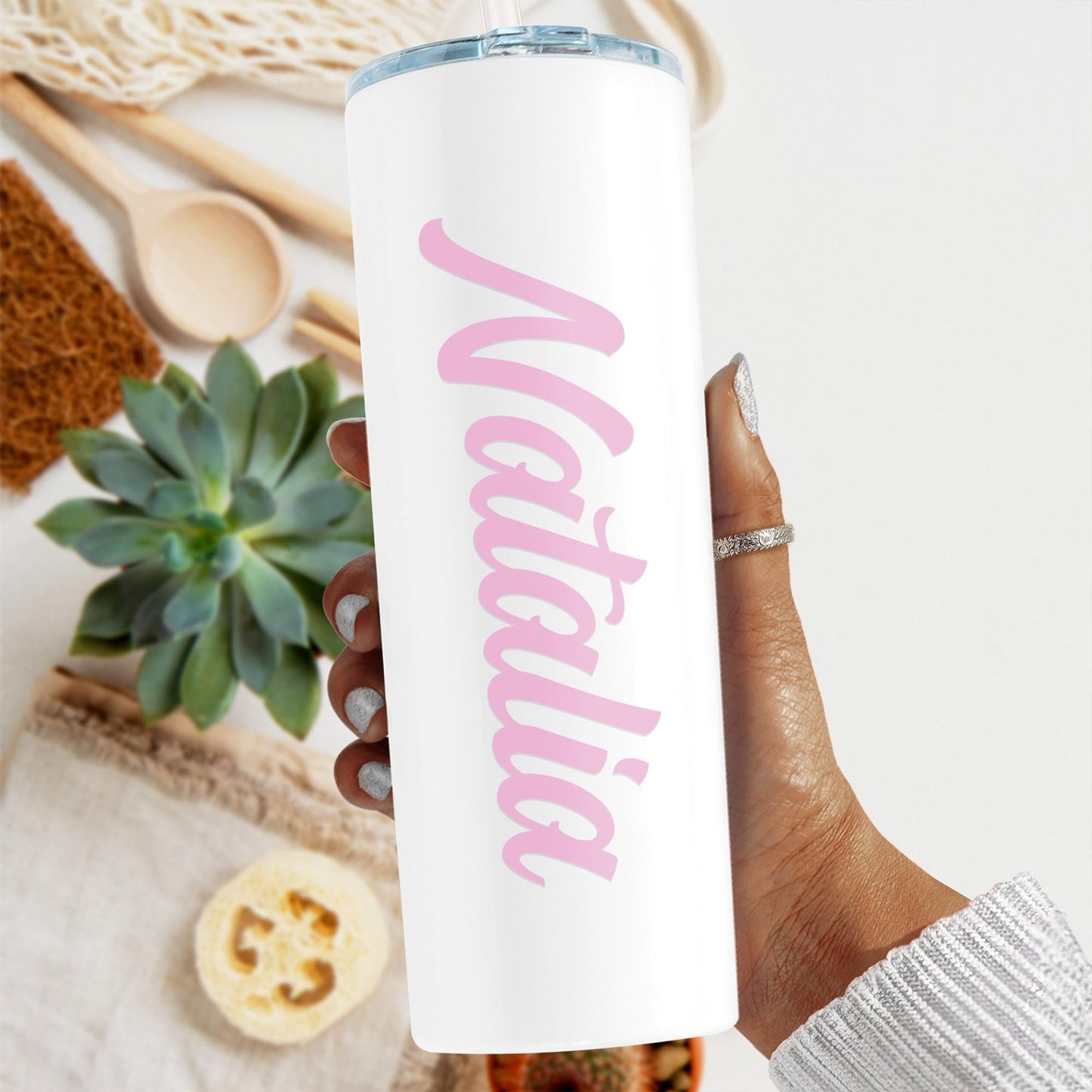 Personalised Name Sticker: Custom Reto Font Word Vinyl Decal Label, Custom Sticker For Water Bottles, Glasses, Organisation, Gifts & More
