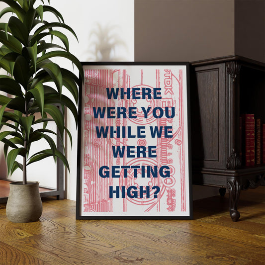 Champagne Supernova - 02 Poster: Oasis Reunion Print, Song-Inspired Print, Iconic Quote, Typography Wall Art, Britpop Home Decor, Music Gift