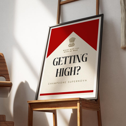 Champagne Supernova - 10 Poster: Oasis Reunion Print, Song-Inspired Print, Iconic Quote, Typography Wall Art, Britpop Home Decor, Music Gift