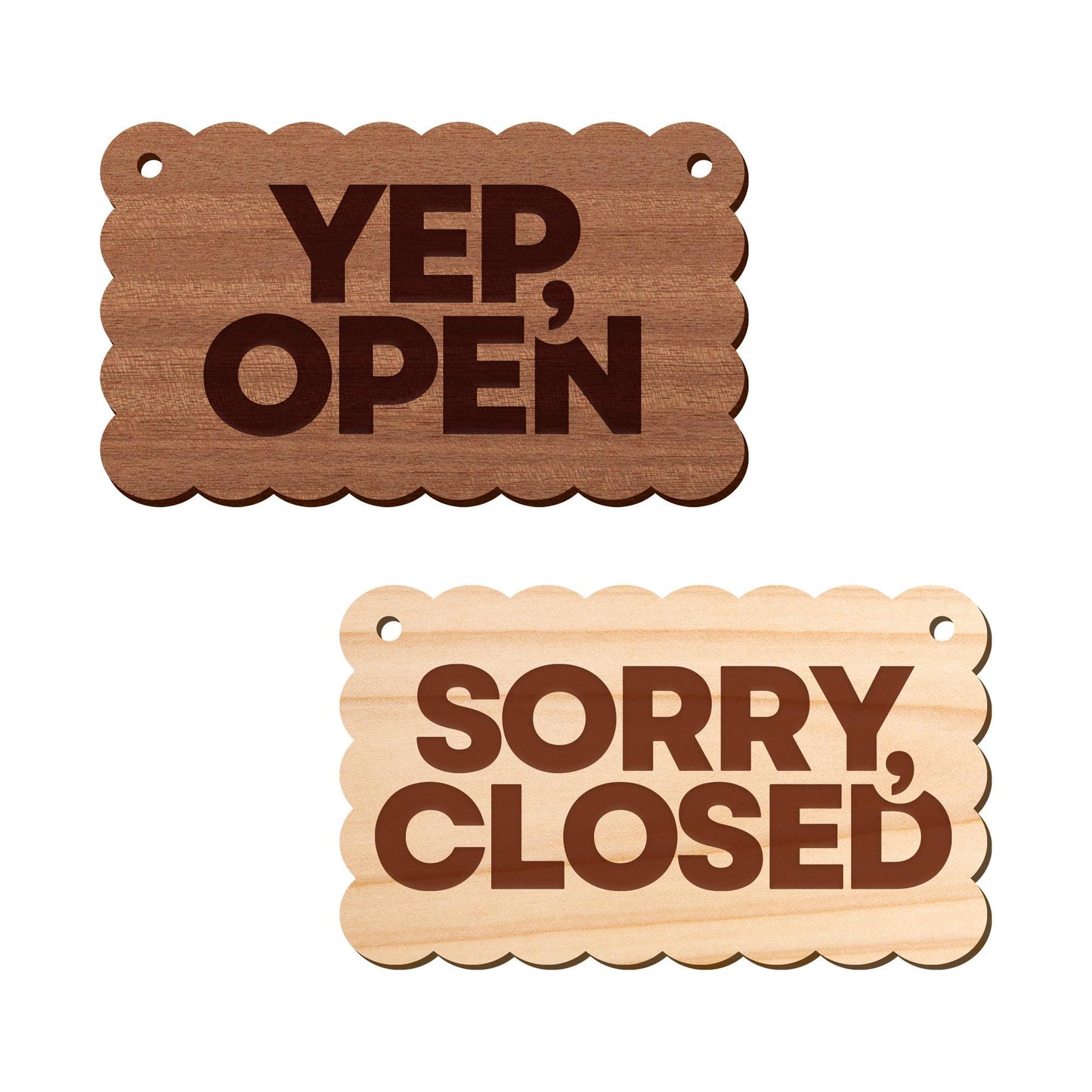 Double Sided Wooden Open And Close Shop Sign, Shop Window Sign, Shop Decor, Open And Close, Wooden Signs, Wood Plaque, Unique Plaque