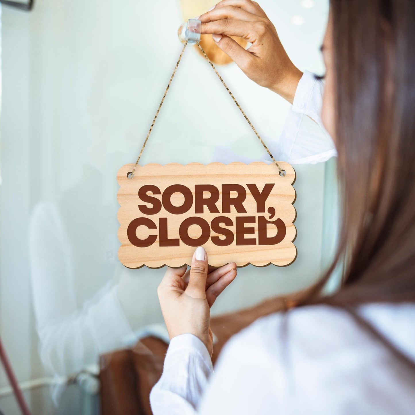 Double Sided Wooden Open And Close Shop Sign, Shop Window Sign, Shop Decor, Open And Close, Wooden Signs, Wood Plaque, Unique Plaque