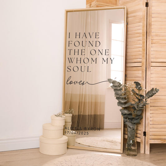 I Have Found The One Whom My Soul Loves, Song Of Solomon 3:4 Cursive Sign, Wedding Sign, Welcome Wedding Sign, Bible Quote, Wedding Decor