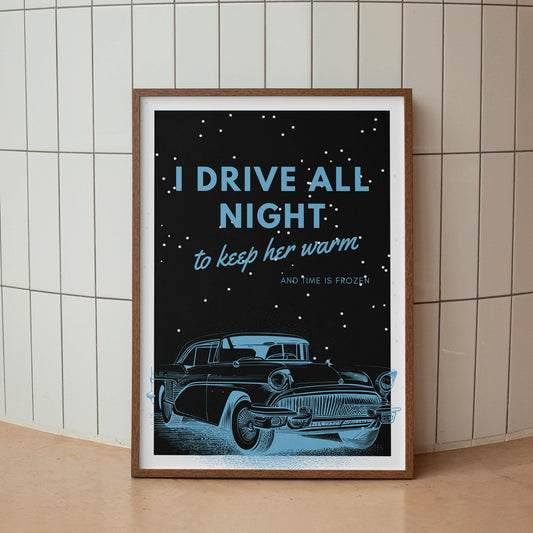 Story Of My Life - 01 Poster: One Direction Lyric Art Print, Perfect Gift for Music Lovers, Teen Room Decor, Music Home Decor, UK Boy Band