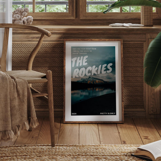 Pretty Slowly - 03, Benson Boone Lyrics Poster  Aesthetic Wall Art Print, Music Lovers Decor, Song Lyrics Print Bedroom Wall Art