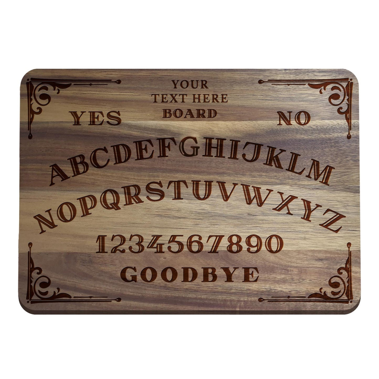 Ouija Chopping Board - Halloween Kitchen Decor, Ouija Serving Board For Halloween Party, Vintage Halloween Decor, Spirit Board Horror Gift