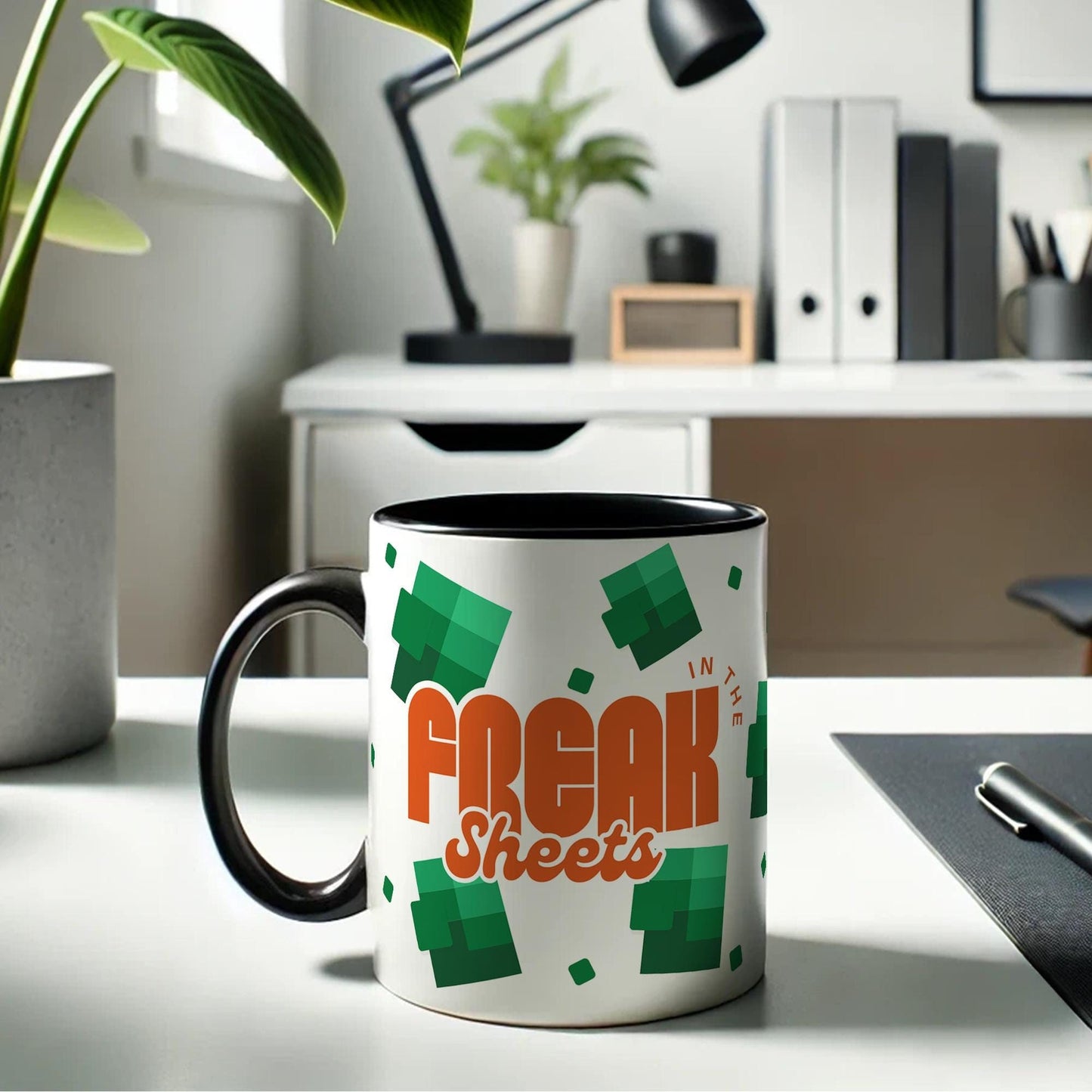 Freak in the Sheets - Funny Mug for Spreadsheet Lover: Gift for Coworker, Office Humor Gift, Accountant Gift, Excel Mug, Secret Santa Gift