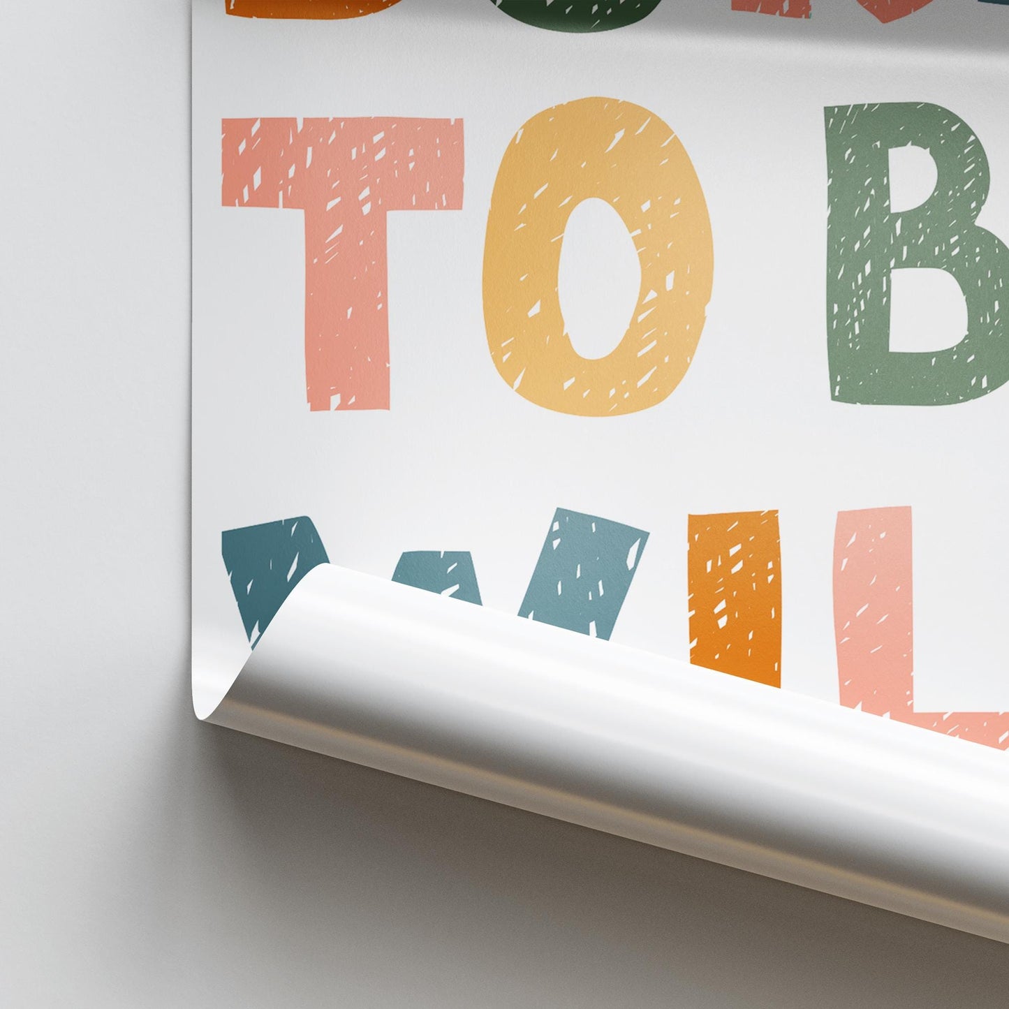 Born To Be Wild - Crocodile Poster: Kids Room Wall Art  Animal-themed Print for Childrens Bedroom or Nursery Decor, Colourful Print