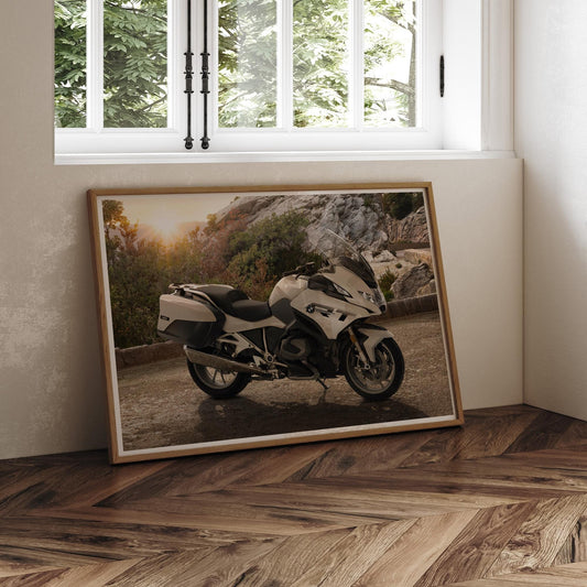 BMW R 1250 RT Poster: Premium Touring Motorcycle Wall Art, Motorbike Print, BMW Motorcycle Gift, Home Decor, Garage Decor for Bike Lover