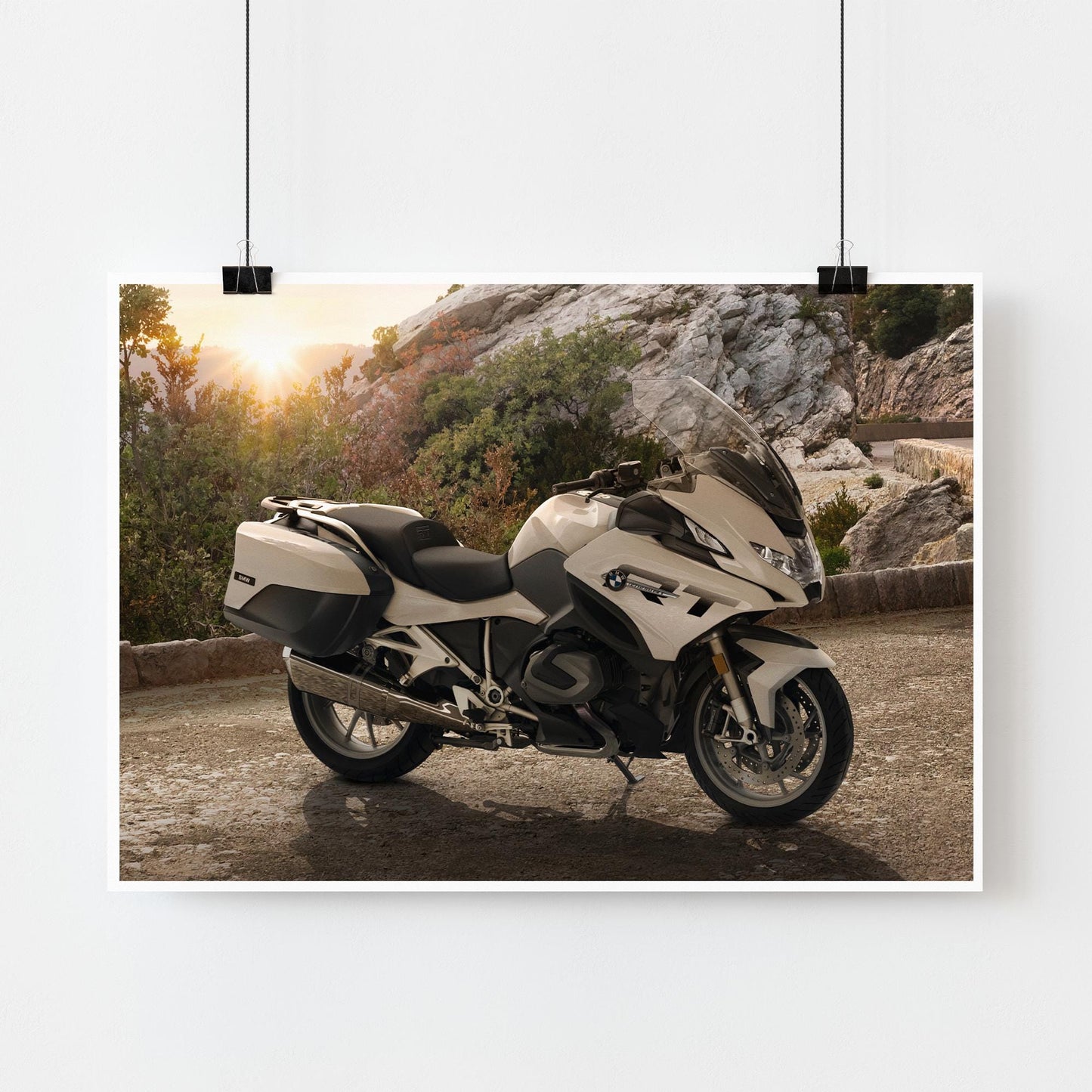 BMW R 1250 RT Poster: Premium Touring Motorcycle Wall Art, Motorbike Print, BMW Motorcycle Gift, Home Decor, Garage Decor for Bike Lover