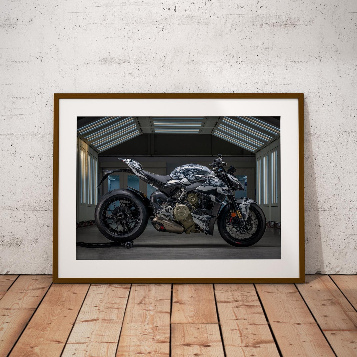 Ducati Streetfighter V4 Lamborghini Poster: Superbike Wall Art, Motorbike Print, Racing Motorcycle Gift, Home & Garage Decor For Bike Lover