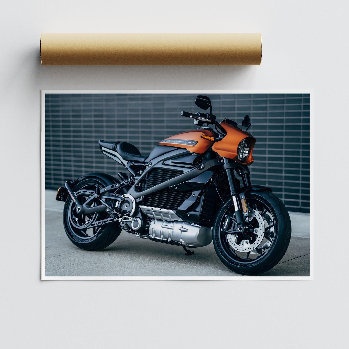Harley Davidson LiveWire Motorcycle Poster: Harley Davidson Artwork, Motorbike Print, Motorcycle Gift, Home & Garage Decor for Bike Lover