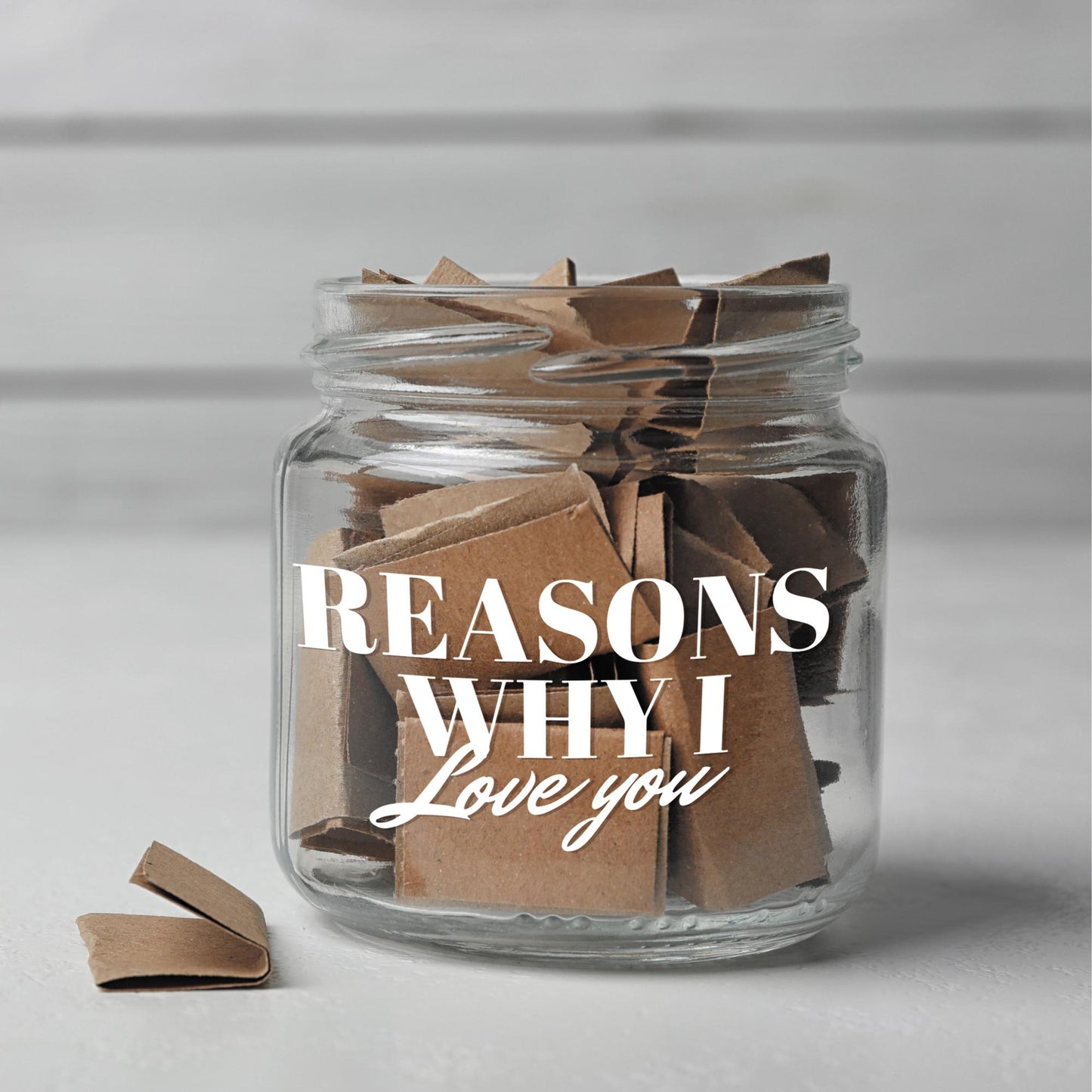 Reasons Why I Love You - Modern Sticker: Gift For Valentine's Day, Thoughtful DIY Gift For Anniversary or Valentines - Romantic Keepsake