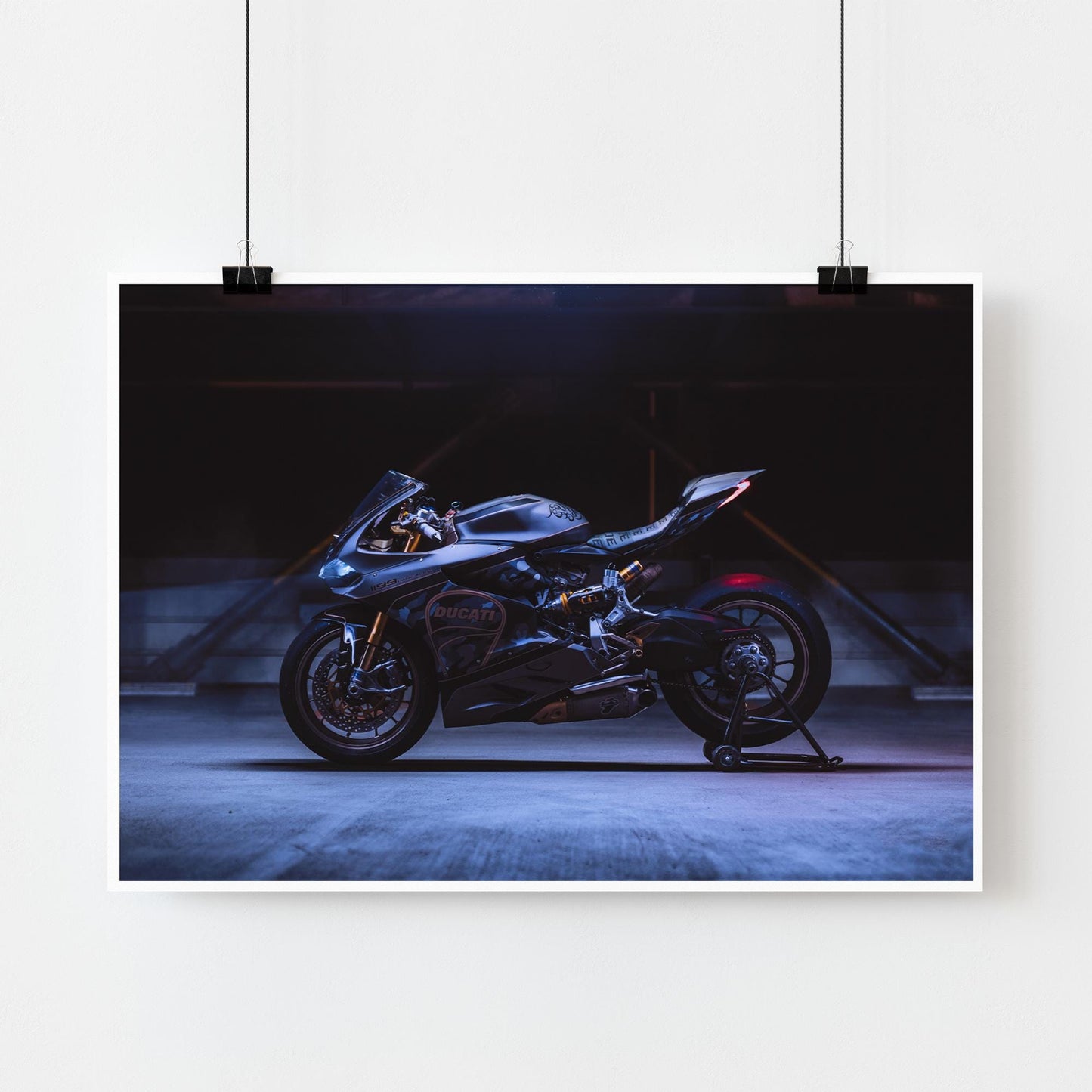 Ducati Panigale 1199 Poster: Sleek Superbike Wall Art, Motorbike Print, Racing Motorcycle Gift, Home Decor, Garage Decor for Bike Lover
