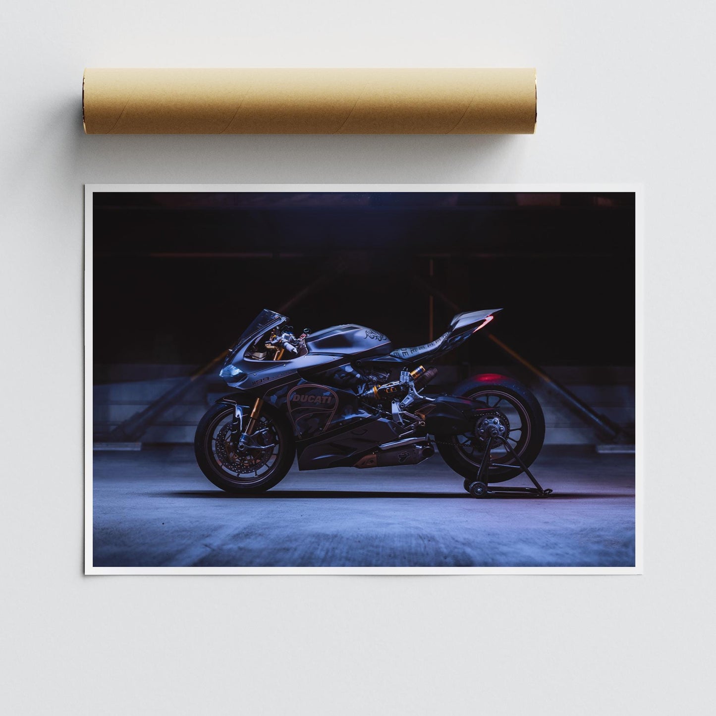 Ducati Panigale 1199 Poster: Sleek Superbike Wall Art, Motorbike Print, Racing Motorcycle Gift, Home Decor, Garage Decor for Bike Lover