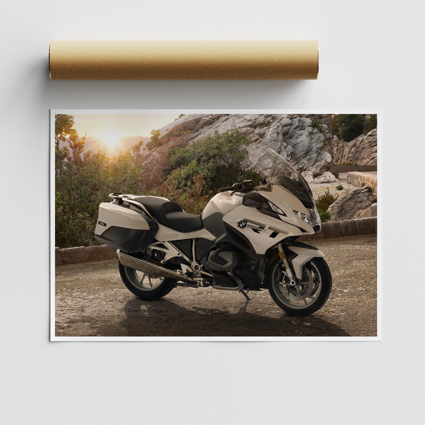 BMW R 1250 RT Poster: Premium Touring Motorcycle Wall Art, Motorbike Print, BMW Motorcycle Gift, Home Decor, Garage Decor for Bike Lover