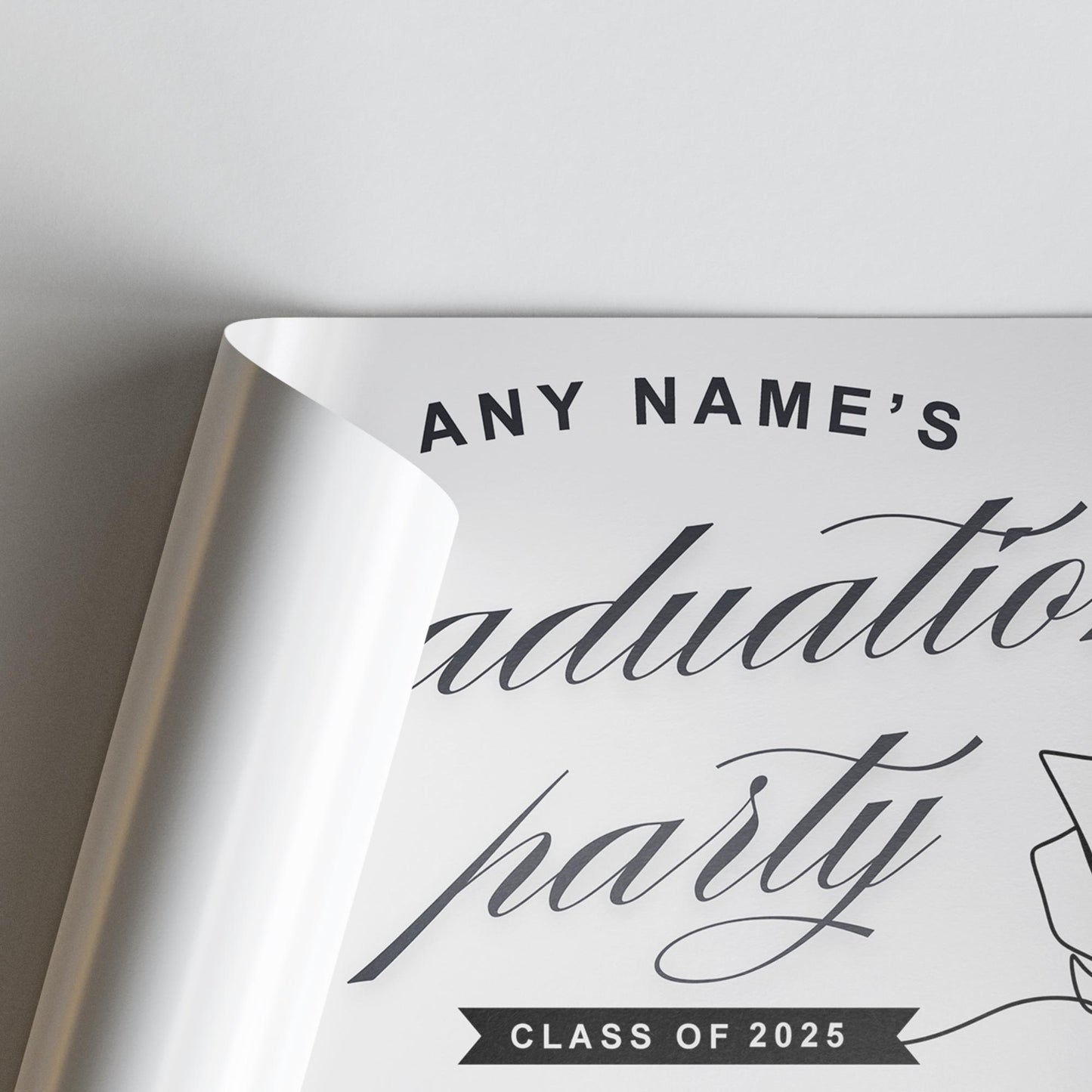 Personalised Graduation Banner  Photo Frame Design  | Name, Year & Photos | Graduation Party Decor | Class Of | University Graduate Banner