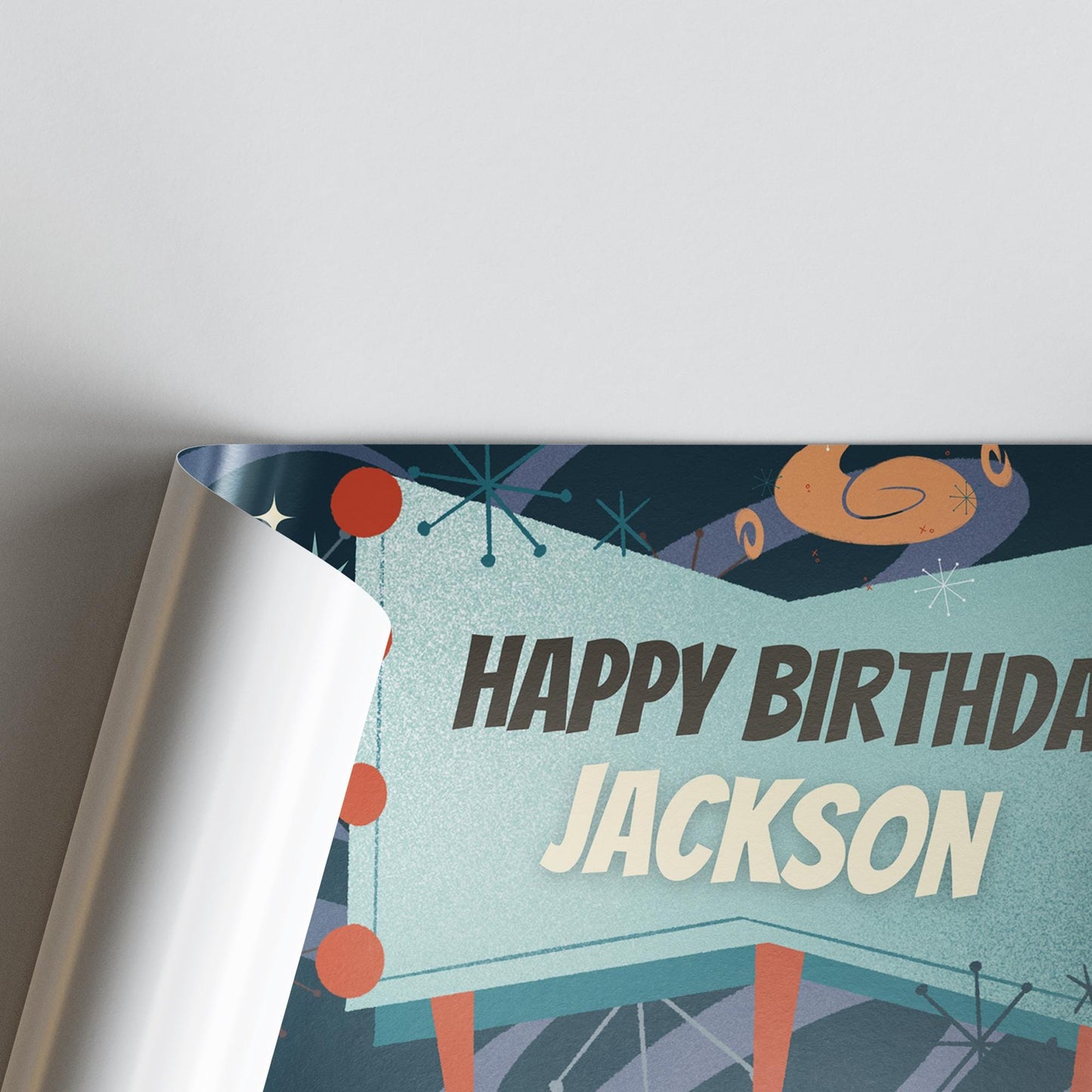 Personalised Space Birthday Banner  Rocket & Galaxy Theme with Custom Name and Photo | Outer Space Party Decoration, Party Decor for Kids