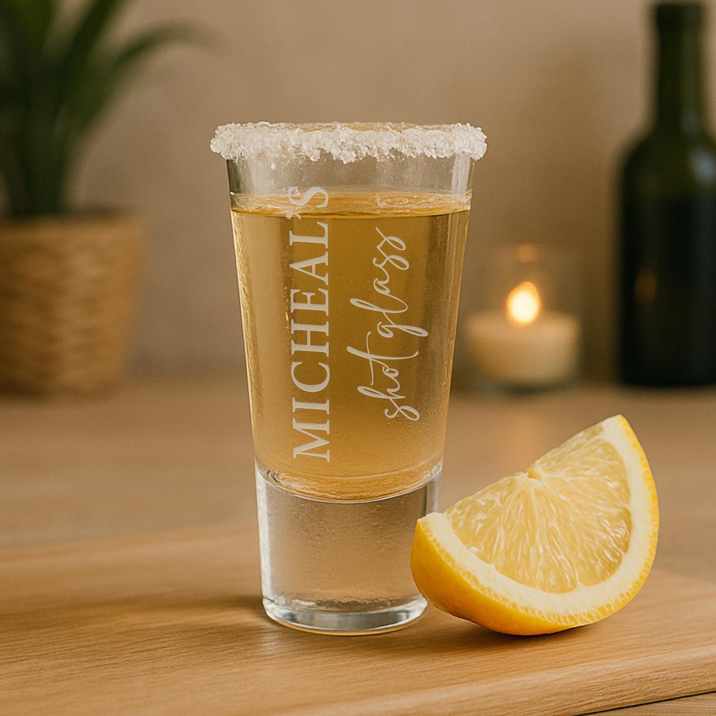 Custom Engraved Shot Glass | Name Shot Glass - Classic Twist | Personalised Gift | Custom Name Present | Birthday Gift for Him or Her